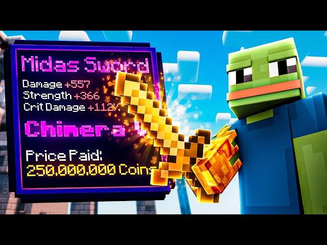 I Hypermaxed a Midas' Sword | Hypixel Skyblock