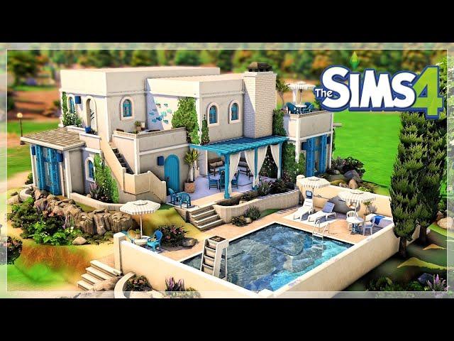 SIMTORINI HOME ️ | The Sims 4 Speedbuild