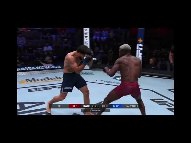 Oki Bolaji vs Dylan Salvador 1rst round big ko !!! UFC Dana White’s Contenders Series