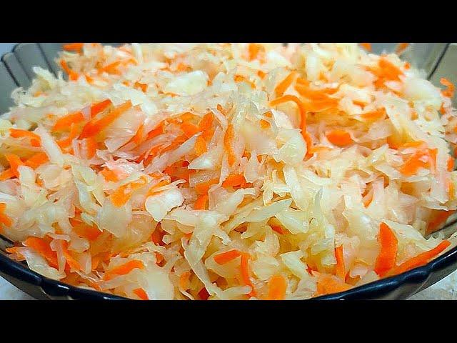 Sauerkraut.The simplest and most delicious recipe for cooking CABBAGE!Olga's recipes.