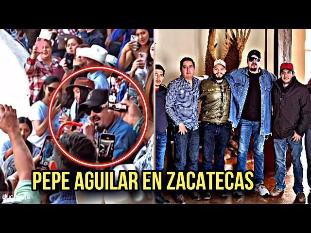 PEPE AGUILAR SORPRENDE AL CANTAR EN LA FERIA DE ZACATECAS