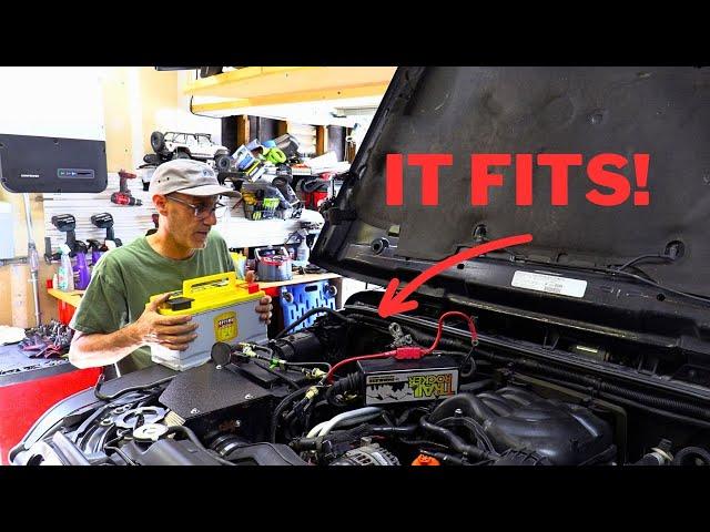 Optima DH7 battery installation Jeep Wrangler JKU