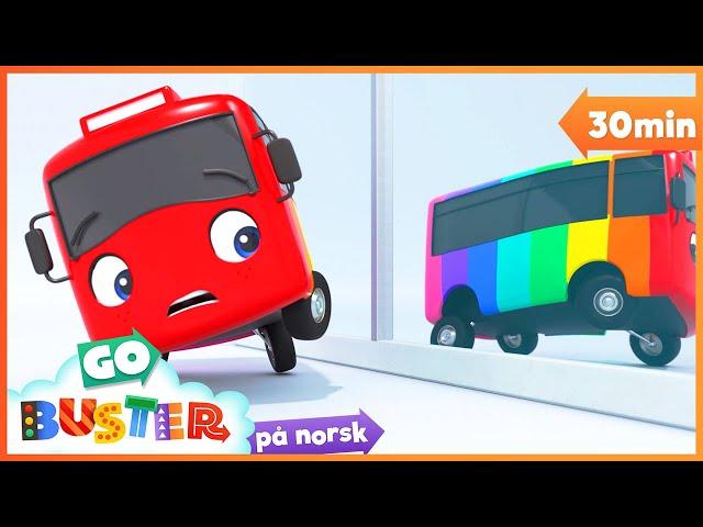 Buster skifter farge｜Go Buster Norsk｜Tegnefilmer for barn