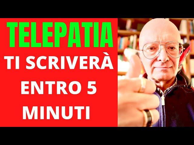 TELEPATIA :ENTRA IN CONTATTO CON LA SUA MENTE e in 5 minuti TI SCRIVERÀ