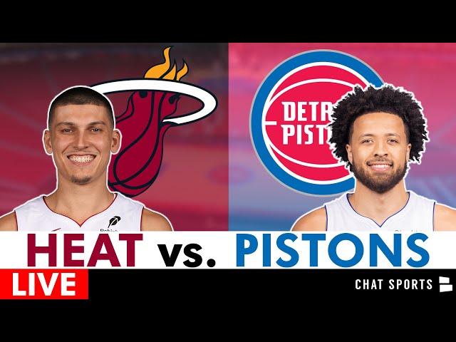 Heat vs. Pistons Live Streaming Scoreboard, Play-By-Play, Highlights | NBA League Pass Stream