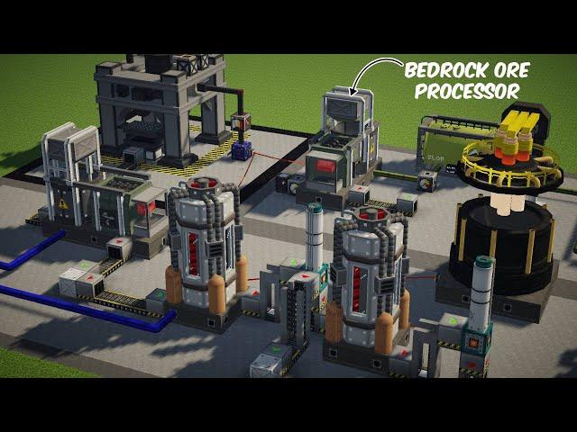 New "BEDROCK ORE PROCESSING" - HBMs Nuclear Tech Mod