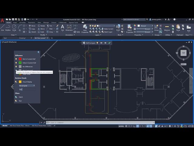 Introducing the Xref compare feature | AutoCAD 2021