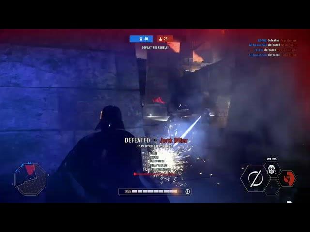 Star Wars Battlefront 2 Darth Vader Gameplay