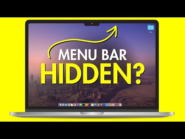 Mac Menu Bar Not Showing? How to Fix The Top Menu Bar Position on MacBook?