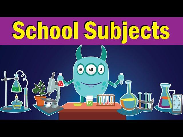 School Subjects Song | What Do You Study at School? | Fun Kids English