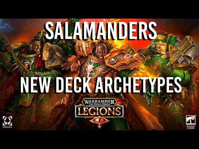 NEW SALAMANDER DECKS IN TOP 10! Event & Ladder Gameplay || The Horus Heresy: Legions