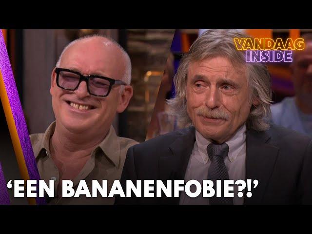 Johan grapt over bananenfobie Zweedse minister: 'Dat heb ik met kaarsen!' | VANDAAG INSIDE