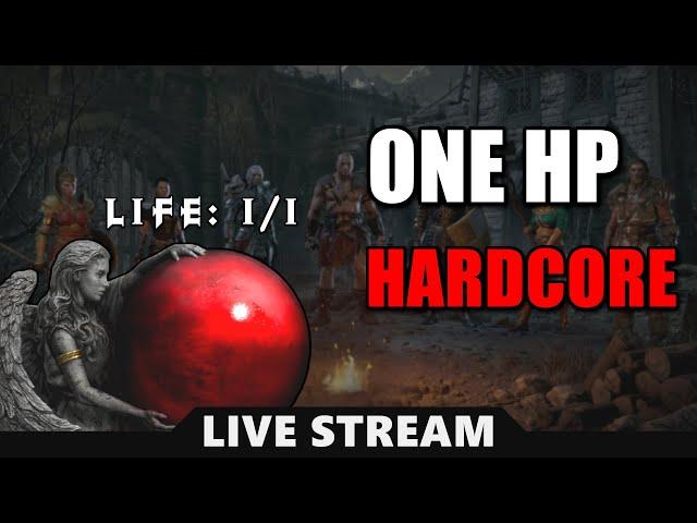  D2R: 1 hp Hardcore Challenge - 1hpHC #1