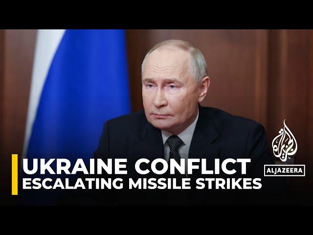 Putin and Zelenskyy respond to Escalating Missile Strikes in Ukraine Conflict