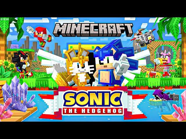 Minecraft x Sonic The Hedgehog DLC - Full Game Walkthrough