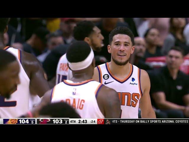 JIMMY BUTLER SICK OF DEVIN BOOKER'S TRASH-TALKING! LOCKS HIM DOWN DEFENSE! GAME WIN BLOCK!