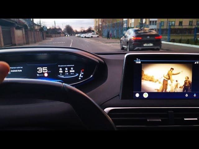 Как подключить просмотр видео и ютьюб к #androidauto любая модель авто.Пример с ГУ на #peugeot #5008