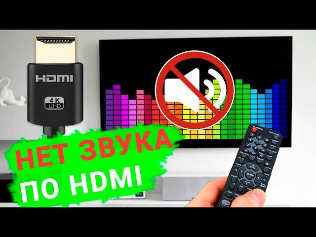 Нет звука на телевизоре подключенному к компьютеру через HDMI ️