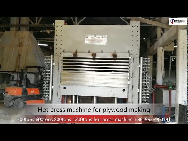 Plywood hot press machine Plywood laminate hot press machine