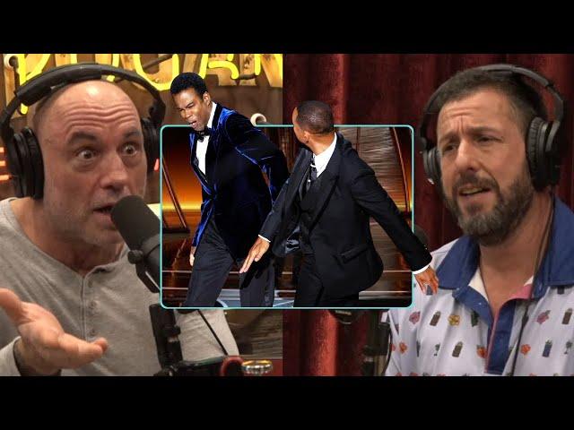 Adam Sandler On Will Smith Slapping Chris Rock | Joe Rogan The Slap Heard Round The World