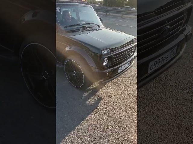 Black Niva #niva #nivaurban #bpan #tuning #bass #опер #automobile