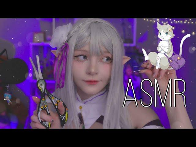 АСМР | Близкий Шепот | Вытягивание Негативной Энергии | Косплей Эмилии | ASMR Whisper with Emilia ️