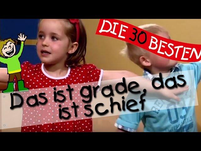  Das ist grade, das ist schief - Singen, Tanzen und Bewegen || Kinderlieder