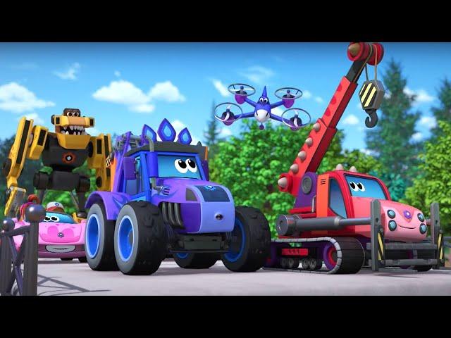 Turbozaurs - BUILDING BRIDGES | 2 HOURS COMPILATION | WildBrain Bananas | Cartoons For Kids