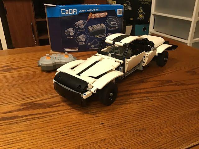 Lego technic RC Car with 2 Speed RC Gearbox - Built with CaDa Motor Set - Moc