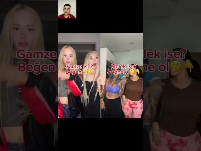 Kim iyiYapmış? Gamze Karta Melek Azad  Raperin Yılmaz Yeni Tikok Dans Videosu sabola dance #shorts