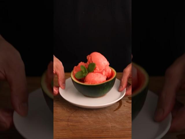 Watermelon sorbet ￼- only 3 ingredients 