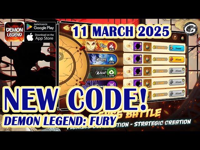 NEW CODE Demon Legend Fury 2 Giftcodes & Redeem Codes 11 March 2025 - Mobile Game (Android/IOS)