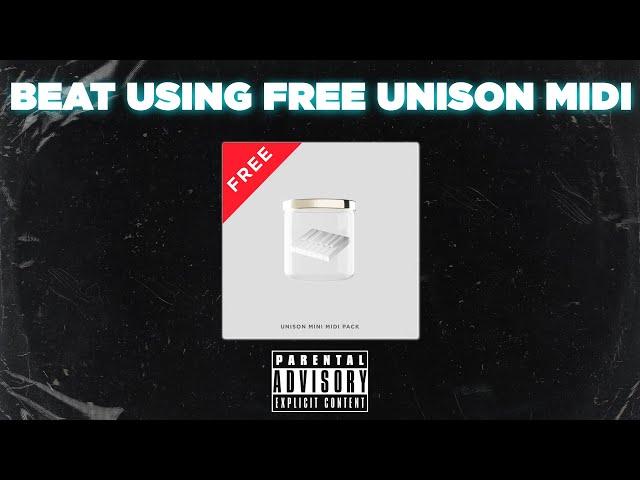 I made a fire beat using the FREE UNISON MIDI PACKFL Studio 20 Tutorial