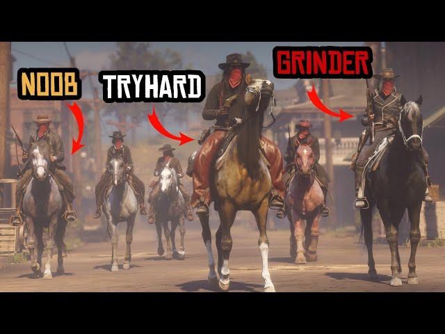 7 Types of Players in red dead online