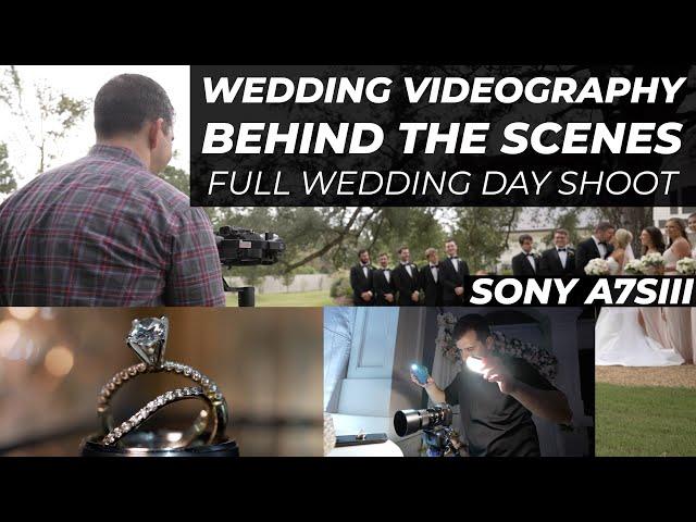 Wedding Videographer Behind the Scenes | Full Wedding Day Job Shadow - Sony A7siii | Aputure 60X