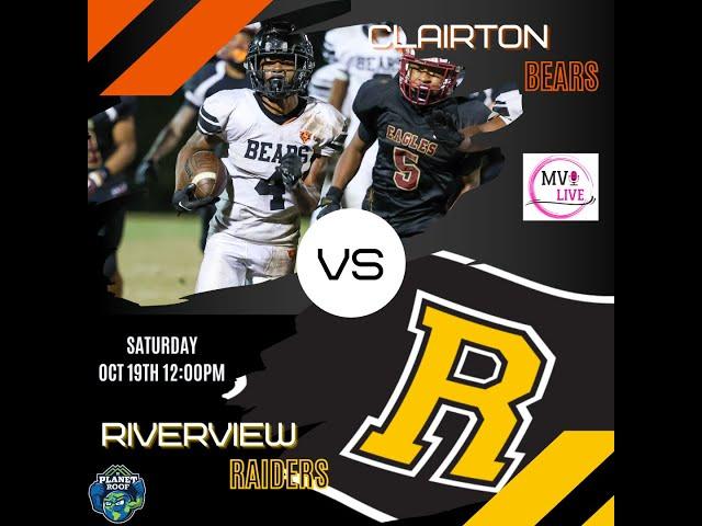 MVI Live | Clairton vs Riverview | Football |  10/19/24