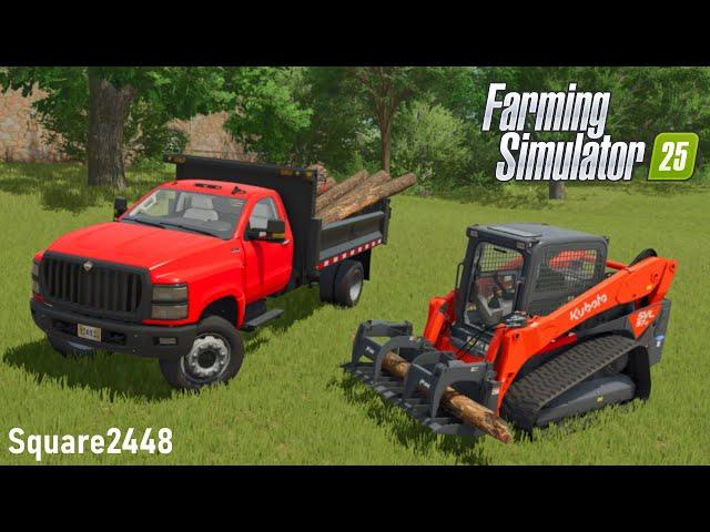 First Tree Services Job In Farming Simulator 25!