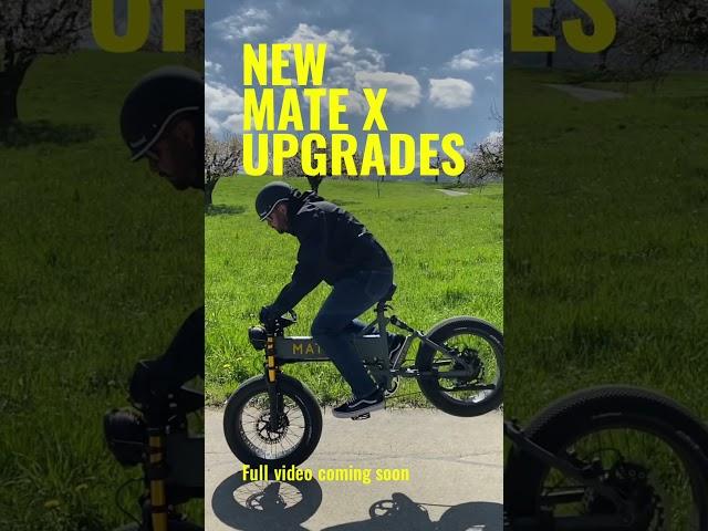 MATE X Bike upgrades for 2023 - how many did you see? #matex #ebike