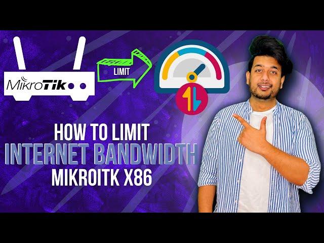 How to limit bandwidth on MikroTik router ports | MikroTik Series