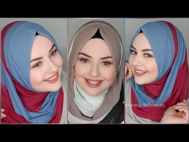 Şal Bağlama Modelleri   Hijab Tutorial Style|  54