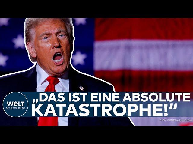 US-WAHL 2024: "Das ist eine absolute Katastrophe!" Donald Trump wird neuer Präsident der USA!