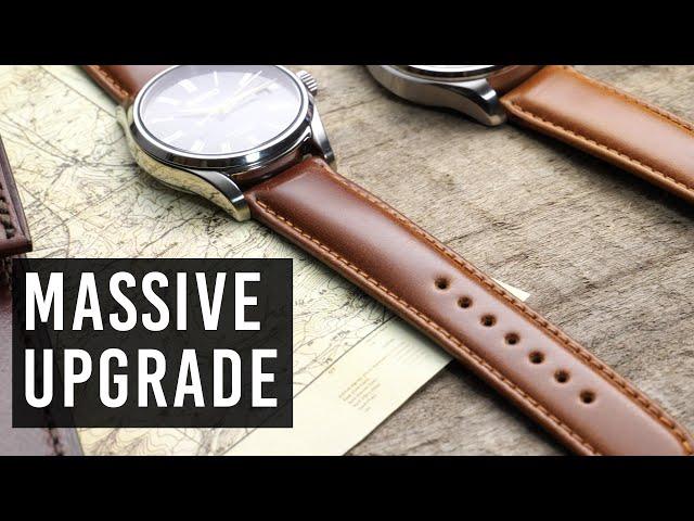 Insane Luxury Leather Straps at a reasonable price - Caseback Watches Shop Review