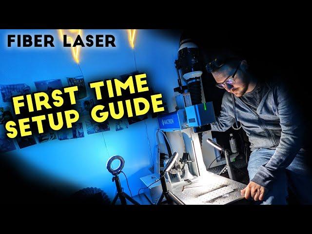 How to Set Up A New Fiber Laser or Lens | 2021 UPDATED | Laser Engraving First Time Setup