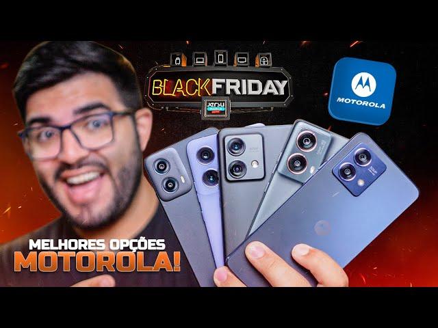 TOP 5 Melhores Smartphones da Motorola para comprar na Black Friday 2024! (novos lançamentos)