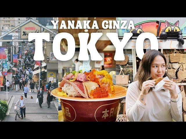 Yanaka Ginza  Tokyo's Best Street Food, Tokyo Cat Town, Tokyo Neighborhood Tour, Japan Vlog 2024