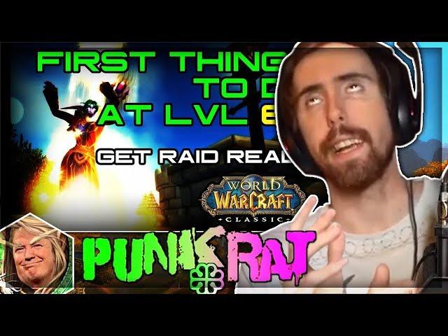 Asmongold Reacts to "First Things to do at LVL 60 in Classic WoW! - Get Raid Ready!" by Punkrat