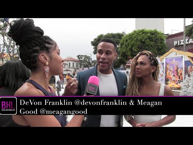 DeVon Franklin & Meagan Good at The Star Premiere