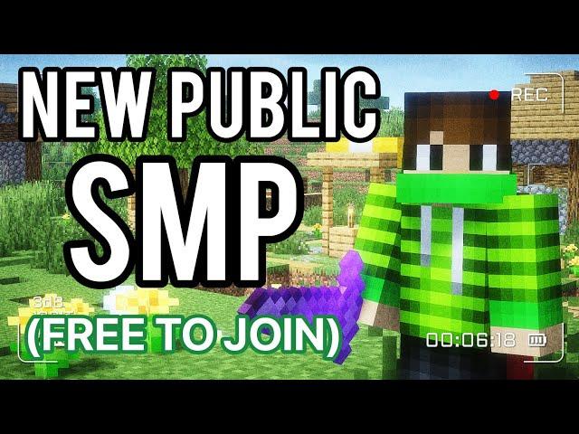 NEW BEST Public Minecraft SMP that you can play!