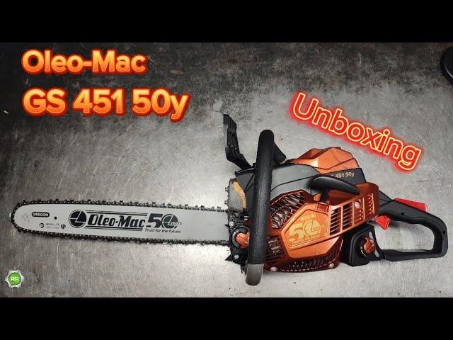 Oleomac GS 451 50y unboxing / A saw for the 50th anniversary of oleomac #chainsaw #oleomac