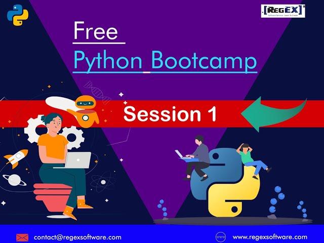 PYTHON TUTORIAL - SESSION 1: Live Training on Python | From Basics to Advance | BootCamp